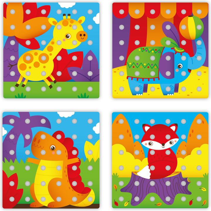 Produktbild Quercetti Jumbo Peggy Mosaik-Steckspiel (45 Teile) (45 Teile)