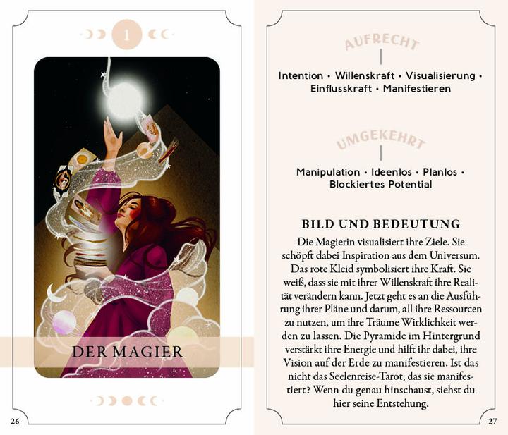 Produktbild Tarot-Kartenset: Seelenreise Tarot (Deutsch, Julia, Aurelia, 2022)