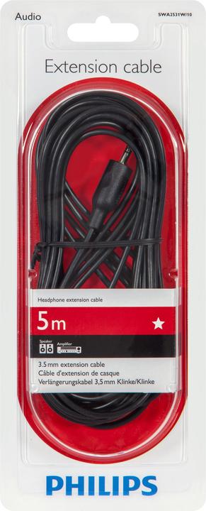 Immagine prodotto Philips Prolunga per cuffia SWA2531W/10 (0.25 m, Connettore da 3,5 mm (AUX))