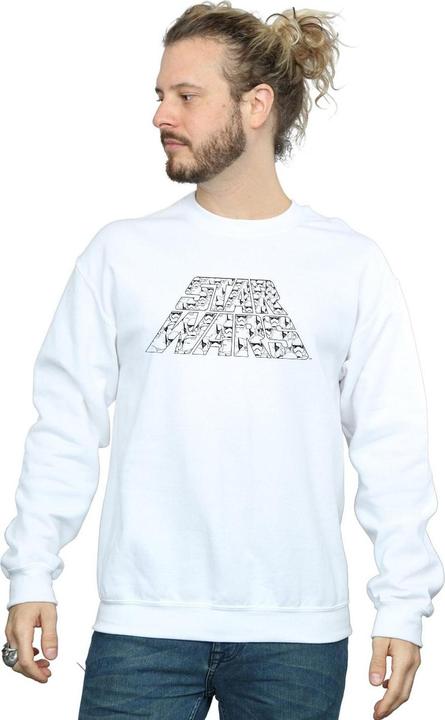 Produktbild Star Wars The Rise Of Skywalker Trooper Filled Logo Sweatshirt (XXL)