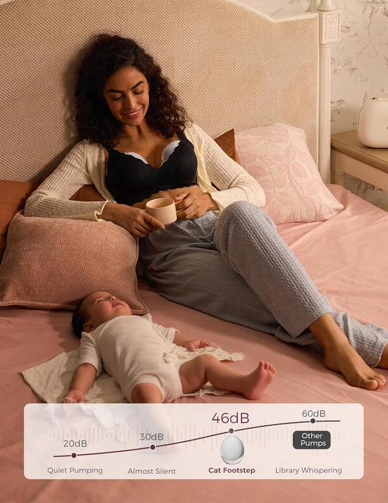 Produktbild Momcozy M9 Hands-Free Breast Pump Grey Double Packs