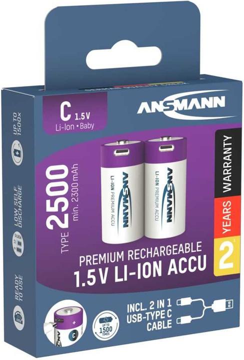 Image du produit Ansmann Baby C (2 pcs, C, 2300 mAh)