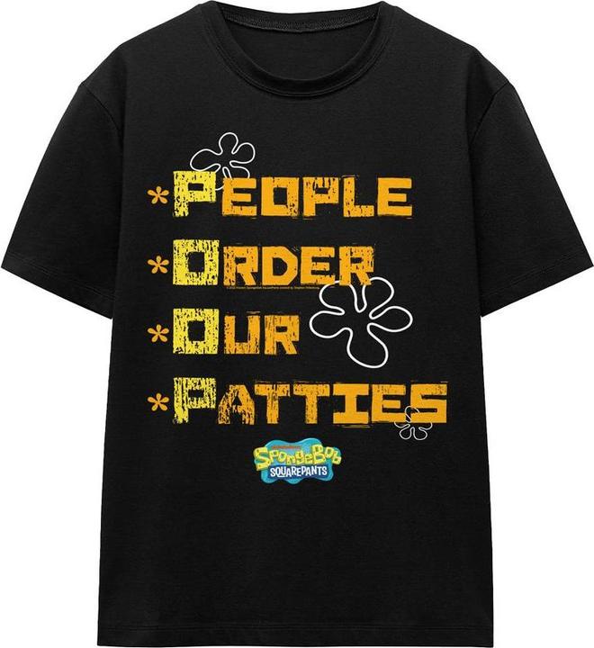 Produktbild Spongebob Squarepants People Order Our Patties TShirt (M)