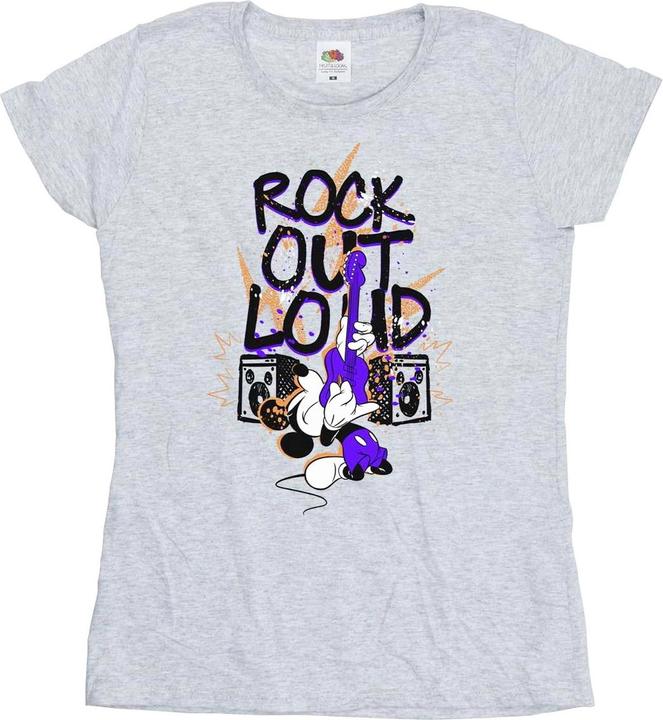 Image du produit Disney - T-shirt MICKEY MOUSE ROCK OUT LOUD - Femme (XL)