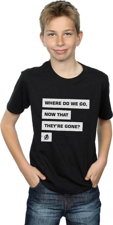 Produktbild Jungen Avengers Endgame Where Do We Go TShirt (140, 146)