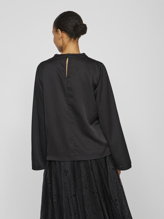 Actual product image Vila High Neck Top with Long Sleeves (38)