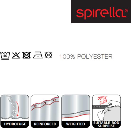 Produktbild spirella Kos (240 x 200 cm)
