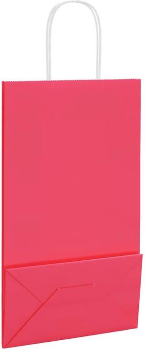 Produktbild VidaXL Kraftpapiertüten 50 Stk. mit Henkel Rosa 21x11x36 cm Papiertüte (Geschenktüte, 50 x)