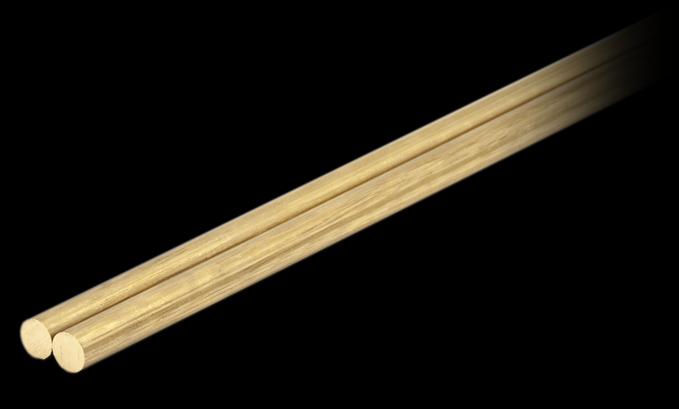 Produktbild Brütsch-Rüegger Metals Rundprofil Messing, 40.00 mm (2 x 1 m)