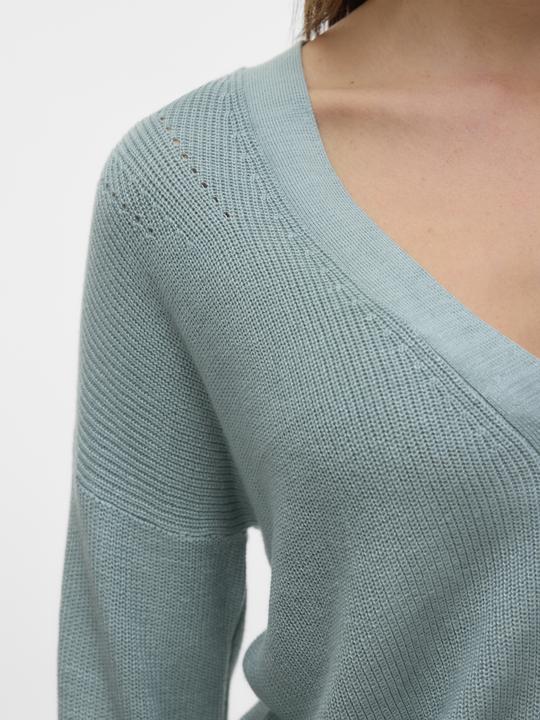 Actual product image Vero Moda Vmnewlexsun Ls Short V-Neck Car Ga Noos (M)