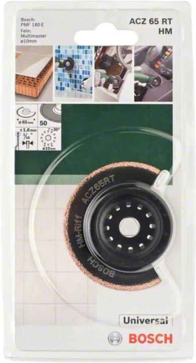 Image du produit Bosch Professional Zubehör Lame de scie segment à coupe étroite Starlock Carbide-RIFF ACZ 70 RT5, 70 mm