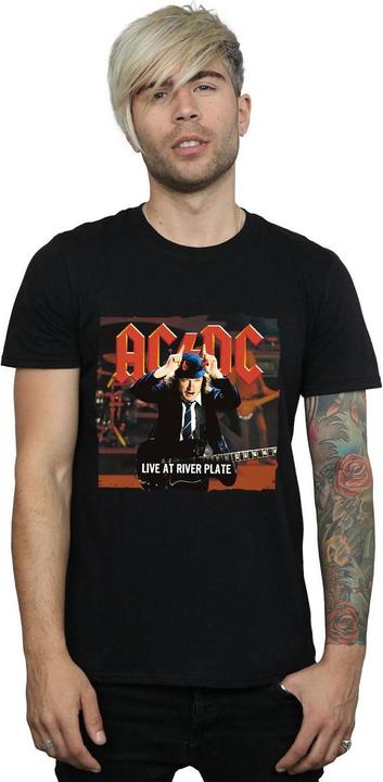 Image du produit AC/DC - T-shirt LIVE AT RIVER PLATE COLUMBIA RECORDS - Homme (S)