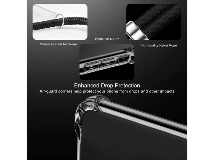 Produktbild Screenguard Motorola Moto G8 Power Loopster Necklace Hülle
