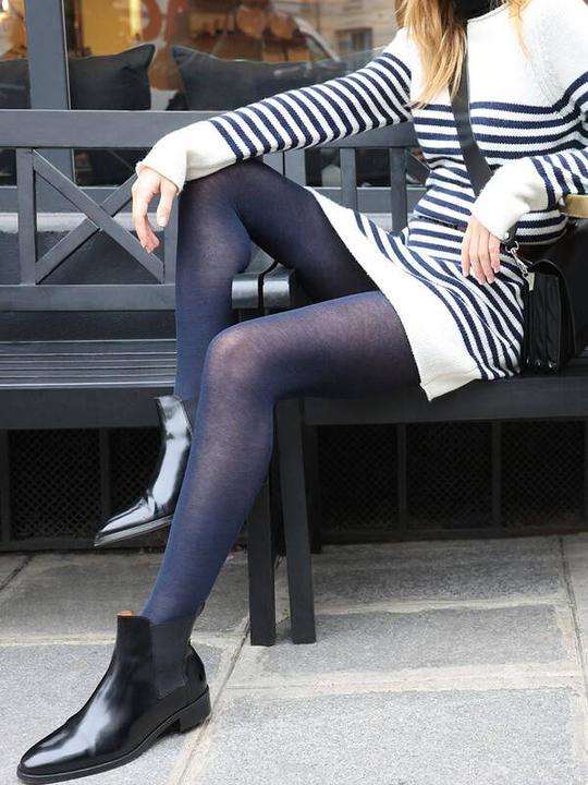 Produktbild Bleu Foret Strumpfhose (L)