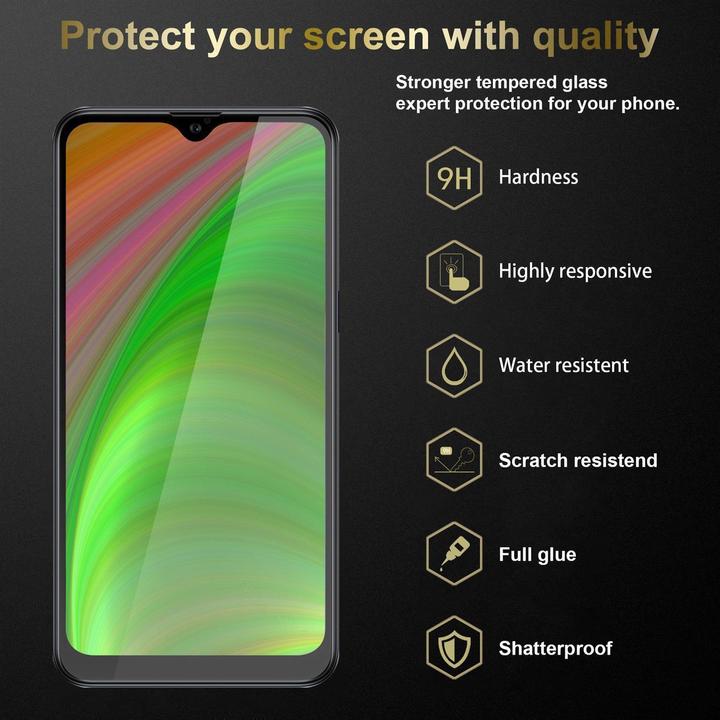 Actual product image Cadorabo display protection glass (1 Piece, Samsung Galaxy M30, Samsung Galaxy A40s)