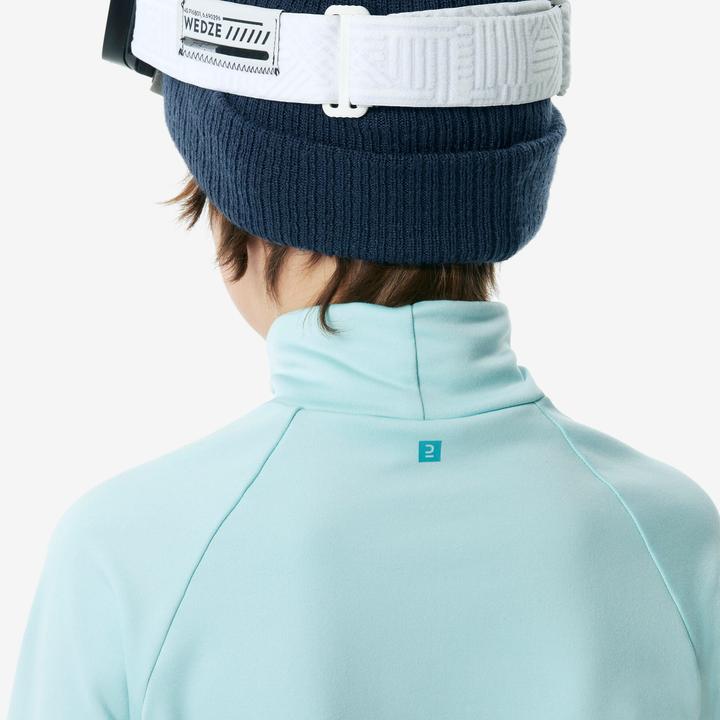 Produktbild Wedze Skiunterwäsche Funktionsshirt Kinder hoher Kragen - BL 500 türkis (3, 4)