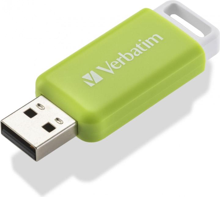 Actual product image Verbatim DataBar USB 2.0 32GB Green (32 GB, USB-A, USB 2.0)