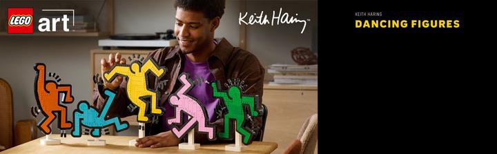 Produktbild LEGO Keith Haring – Tanzende Figuren (LEGO Art)