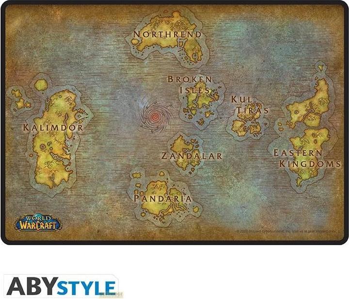 Produktbild ABYstyle Tappetino Mouse Gaming - World of Warcraft : Map