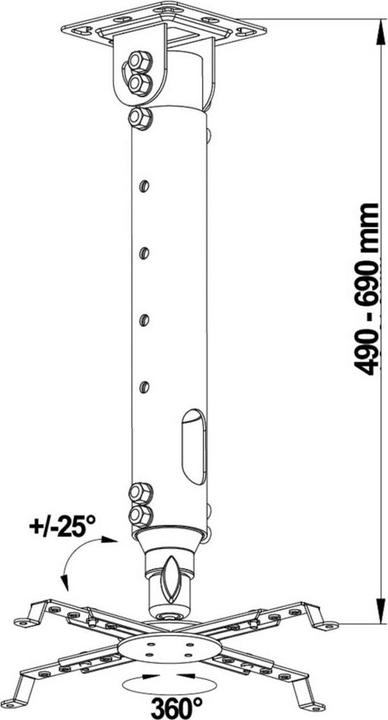 Actual product image myWall H16-8WL (Ceiling)