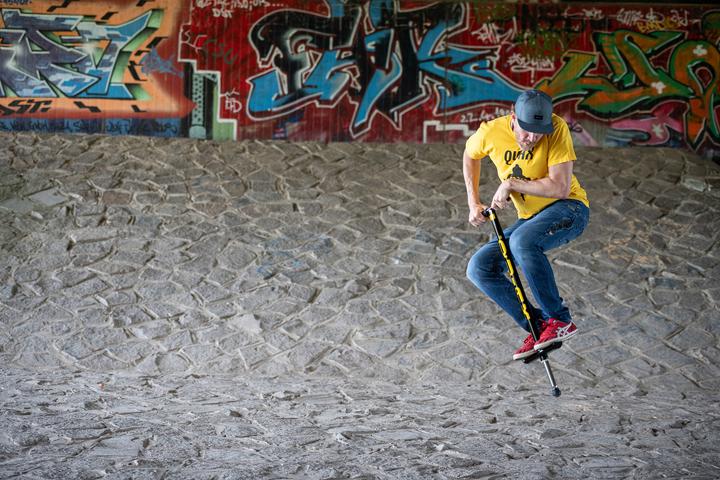 Actual product image Qu-Ax Pogo-Stick