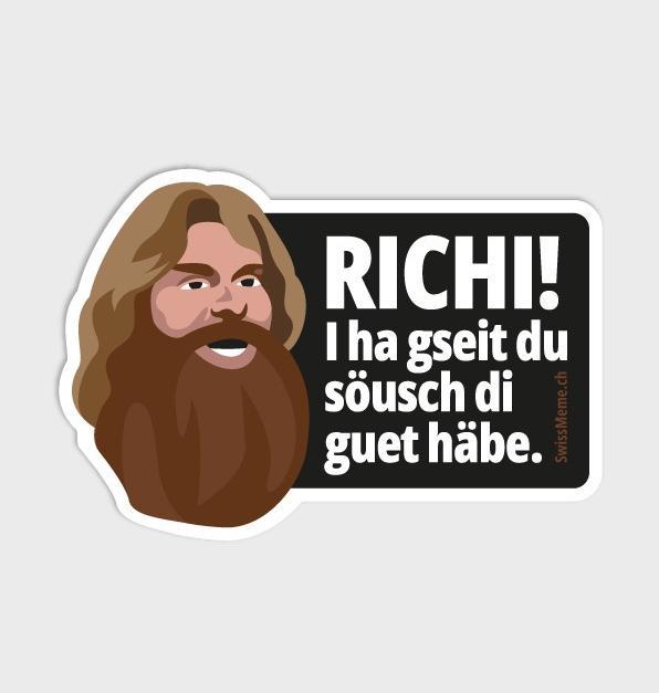 SwissMeme Richi! Sticker