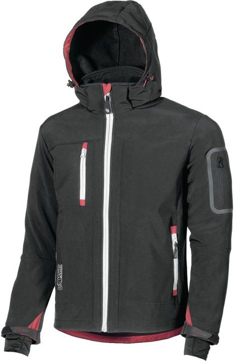 U-Power Metropolis BLACK CARBON Softshell Jacke