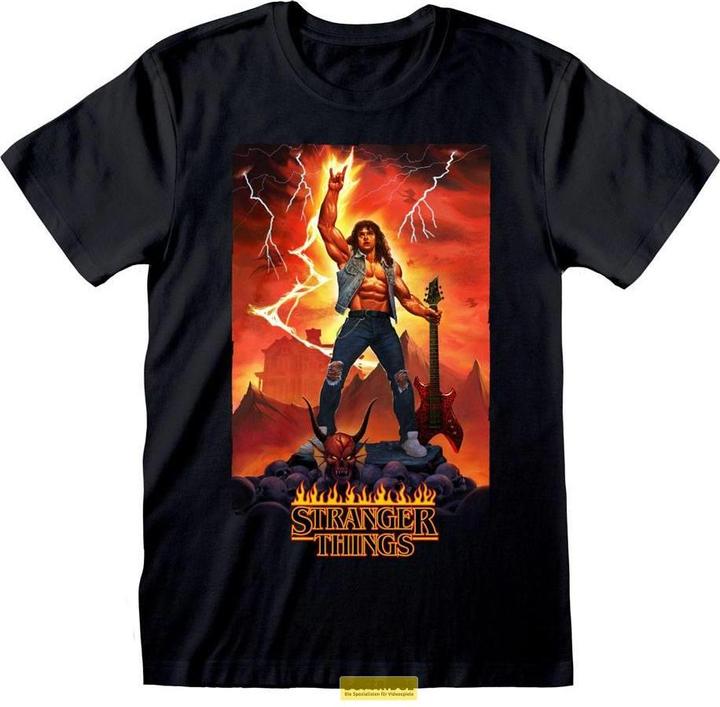 Produktbild NoName STRANGER THINGS - Eddie Rocks - T-Shirt Unisex (S) (S)