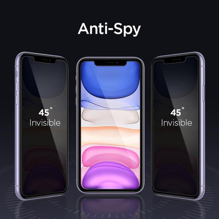 Immagine prodotto Spigen Vetro Temperato Alm Glass.Tr Iphone 11 Privacy (1 Pezzo/i, Apple iPhone 11, Apple iPhone XR)