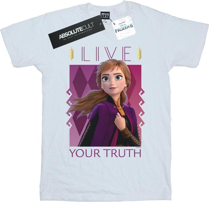 Immagine prodotto Disney Frozen 2 Anna Live Your Truth Maglietta Ampia Donna (4XL)
