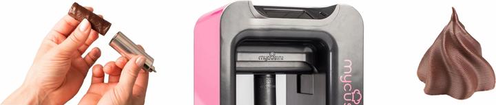 Actual product image Mycusini 3D chocolate printer 2.0 Elegant Grey