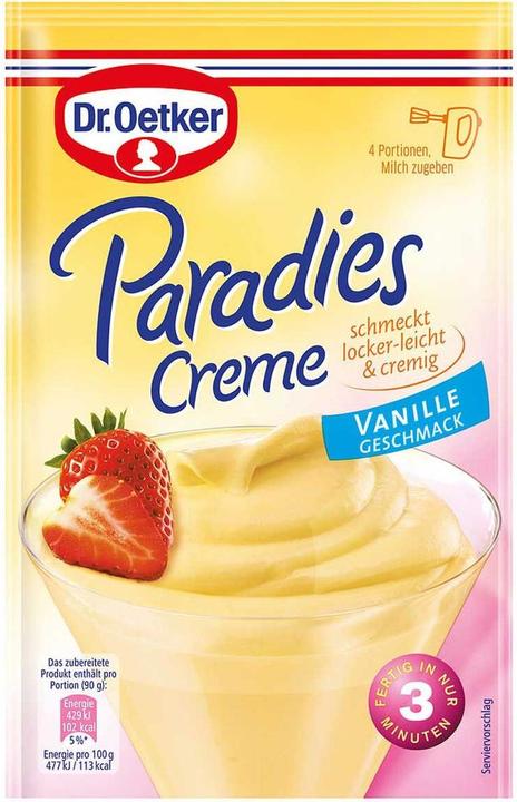 Dr. Oetker Crème Paradis Vanille (60 g)