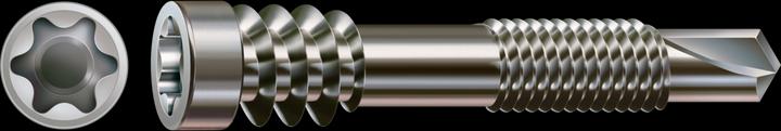 Immagine prodotto Spax Vite per decking Alu 5,0 x 51 mm 100 pz. Acciaio inox A2 ( 0557000500513 ) Filetto di fissaggio (100 Viti per pezzo)