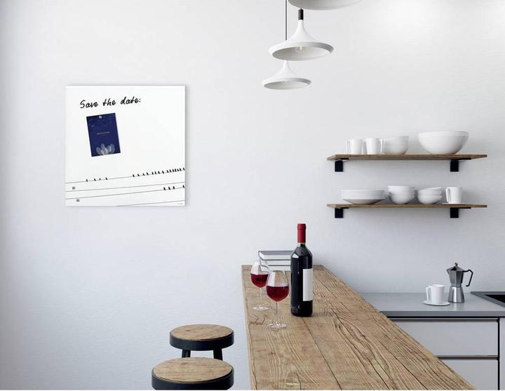 Actual product image Sigel Glass Magnet Board Artverum with Design (Magnet board, 48 x 48 cm)
