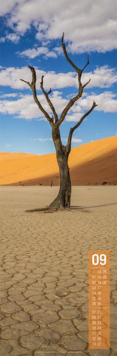 Produktbild Afrika Vertikal Kalender 2026 (33 x 100 cm, Spanisch, Französisch, Deutsch, Englisch)
