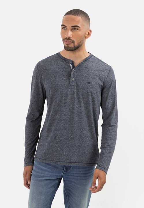 Produktbild Camel Active Langarm Henleyshirt aus nachhaltigen Baumwollmix (5XL)