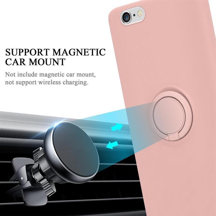 Productafbeelding Cadorabo TPU Vloeibare Ring Silicone Hoesje (Apple iPhone 6 Plus)