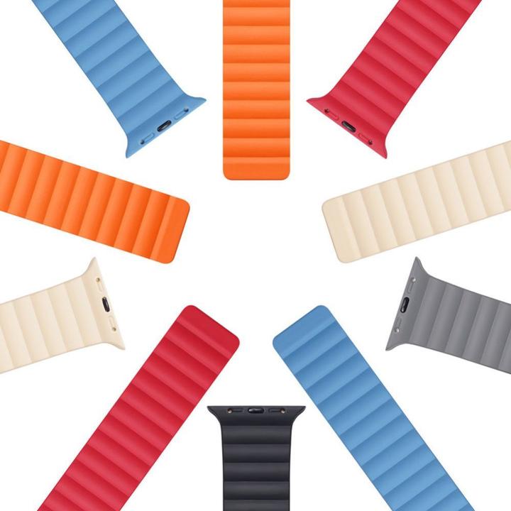 Image du produit Dux Ducis magnetic strap watch strap 7/6/5/4/3/2 (40 mm, 38 mm, 41 mm, Silicone, Apple Watch Series 2, Apple Watch Series 3, Apple Watch Series 1, Apple Watch Series 4, Apple Watch Series 5, Apple Watch Series 6, Apple Watch Series 7, Apple Watch Series 8, Apple Watch Series 9, Apple Watch SE)