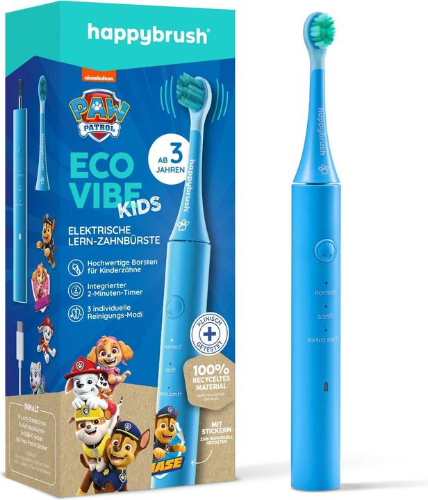 Image du produit happybrush Schallzahnbürste Eco Vibe Kids Paw Patrol (Brosse à dents sonique)