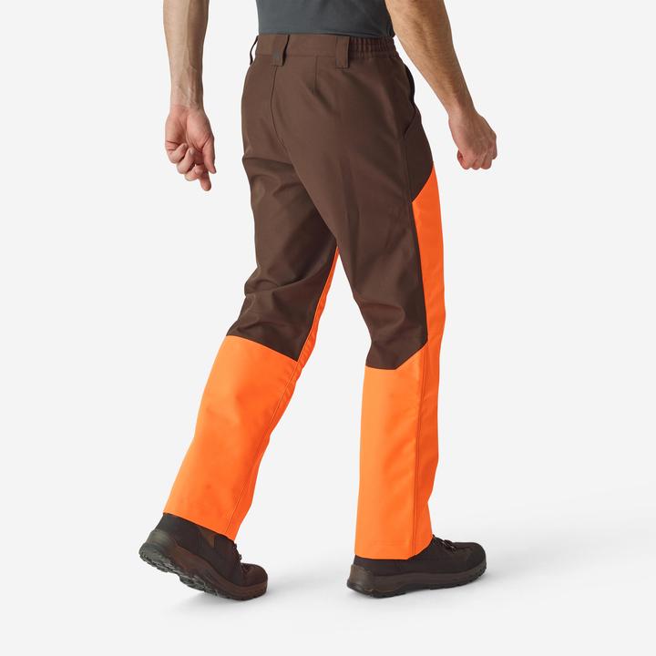 Produktbild Solognac Jagdhose Regenhose Renfort 500 orange/braun (M)