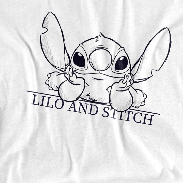 Immagine prodotto Lilo & Stitch Maglietta Schizzo Rilassato Adulto Unisex (XXL)