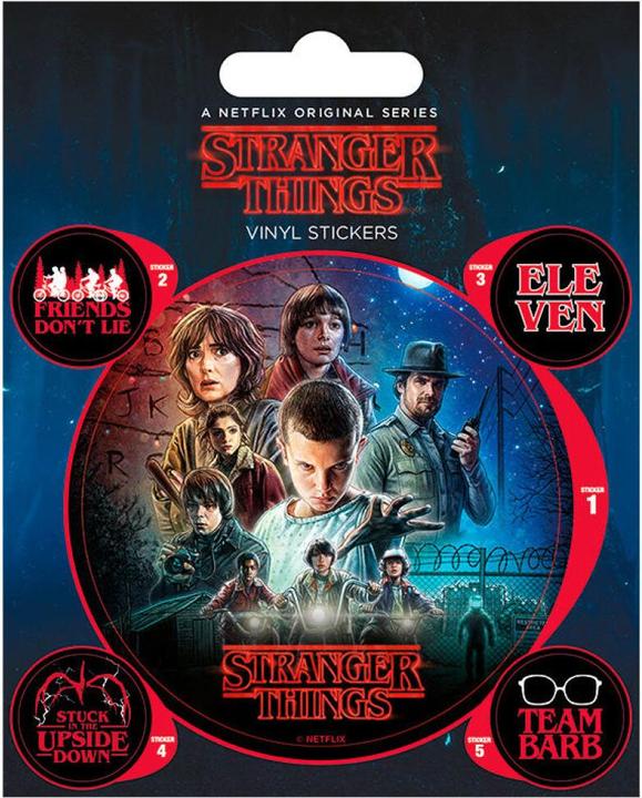 Pyramid STRANGER THINGS - Foglio unico - Adesivi in vinile
