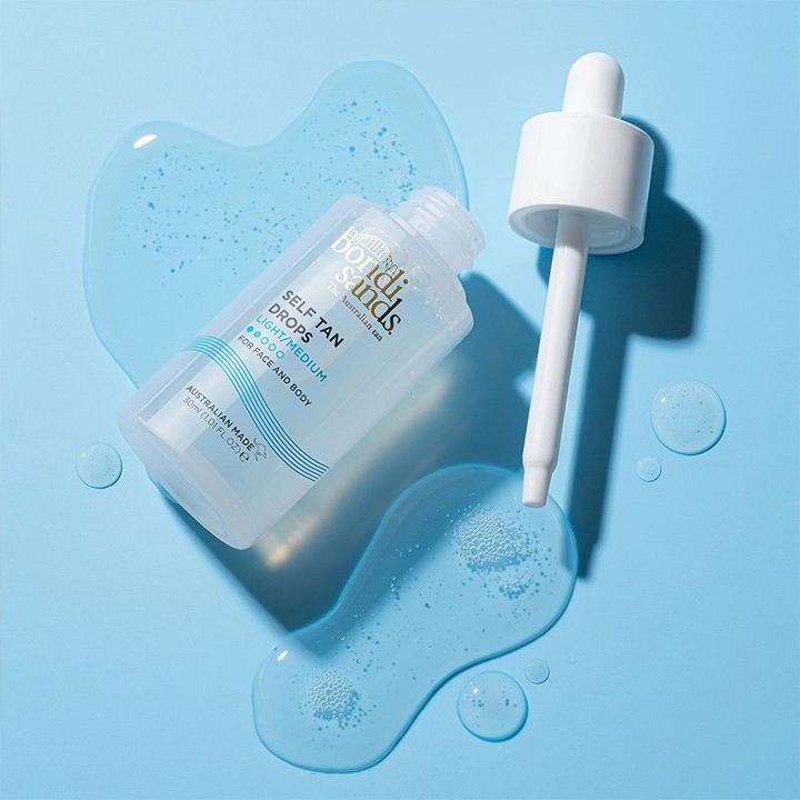 Image du produit Bondi Sands Face Drops - Gouttes pour le visage Light/Medium (Sérum autobronzant, 30 ml)