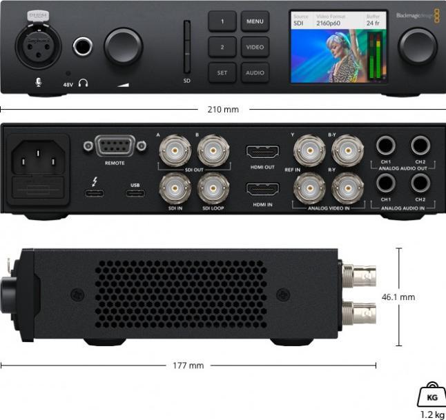 Actual product image Blackmagic Ultrastudio Mini 4K (Windows, Mac)