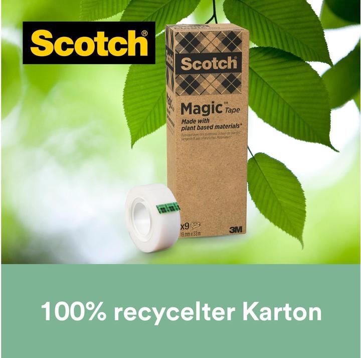 Actual product image Scotch Magic adhesive tape Greener Choice (19 mm)