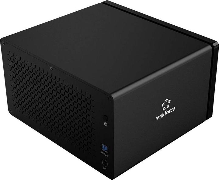 Immagine prodotto Renkforce RF-6647854 8.9 cm (3.5 Zoll) Festplattengehäuse 8 Bay 3.5 Zoll USB-A ( (3.5")