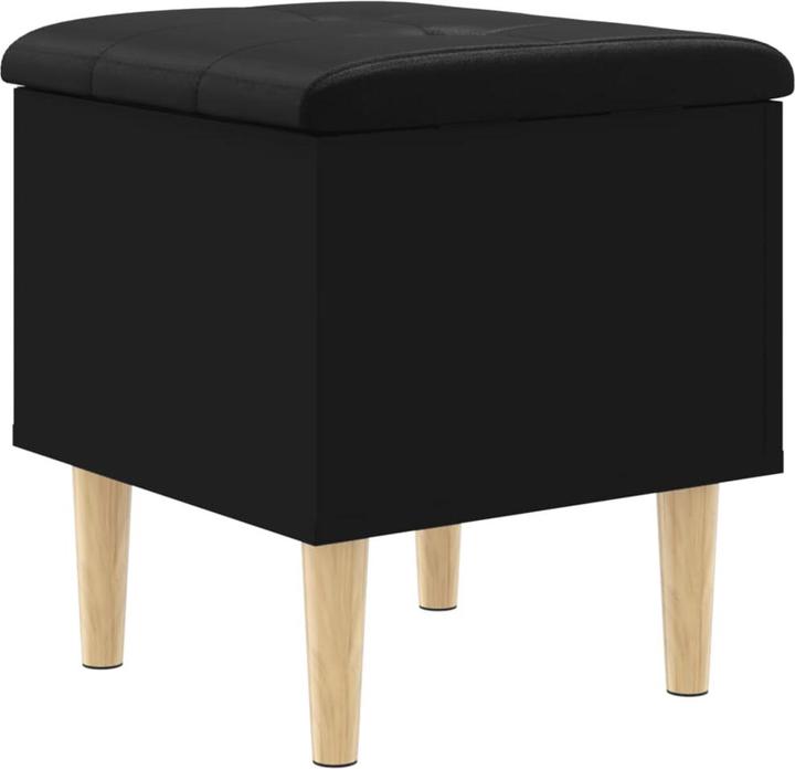 Produktbild VidaXL Sitzbank mit Stauraum Schwarz 42x42x46 cm (42 cm)