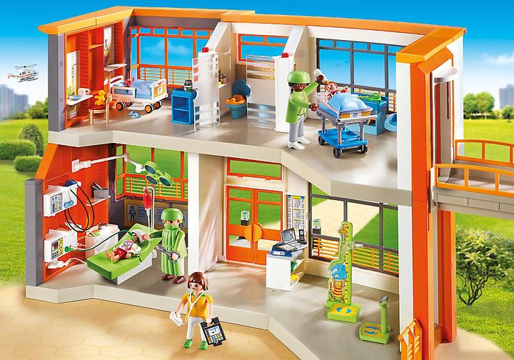 Actual product image Playmobil Paediatric clinic with facility (6657, Playmobil City Life)