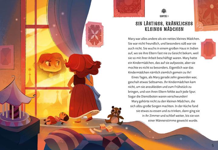 Immagine prodotto Der geheime Garten (Illustrierte Kinderbuchklassiker) (Tedesco, Sabine Werner, I bambini della Stella Bianca, Domenico Russo, 2024)
