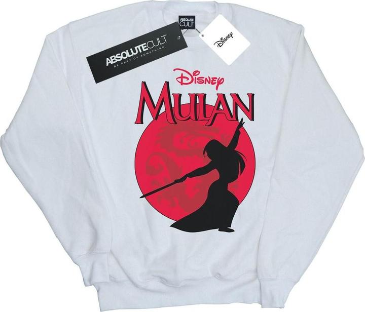 Actual product image Disney Womens/Ladies Mulan Dragon Silhouette Sweatshirt (S)